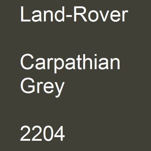 Land-Rover, Carpathian Grey, 2204.